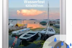 Suche Alu Klapprahmen wasserfest für Außen DIN A4 und DIN A3